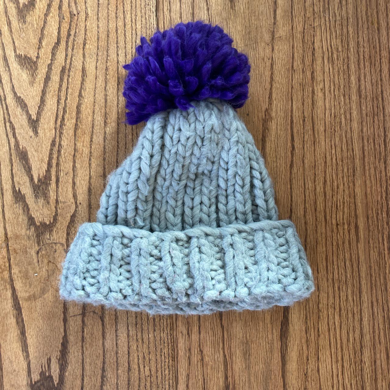 Eddie Bauer Women's Purple and Grey Hat | Depop