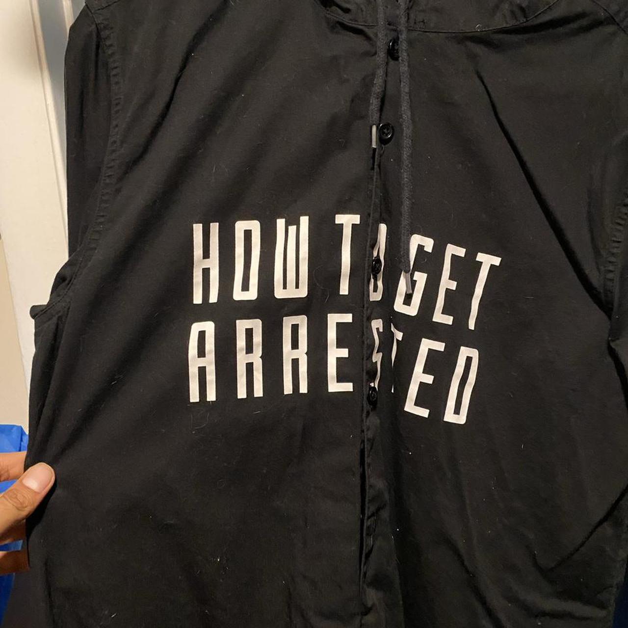 トップス Supreme arrested hooded shirt Supreme Supreme How to Get Arrested buttondown Hood Shirt