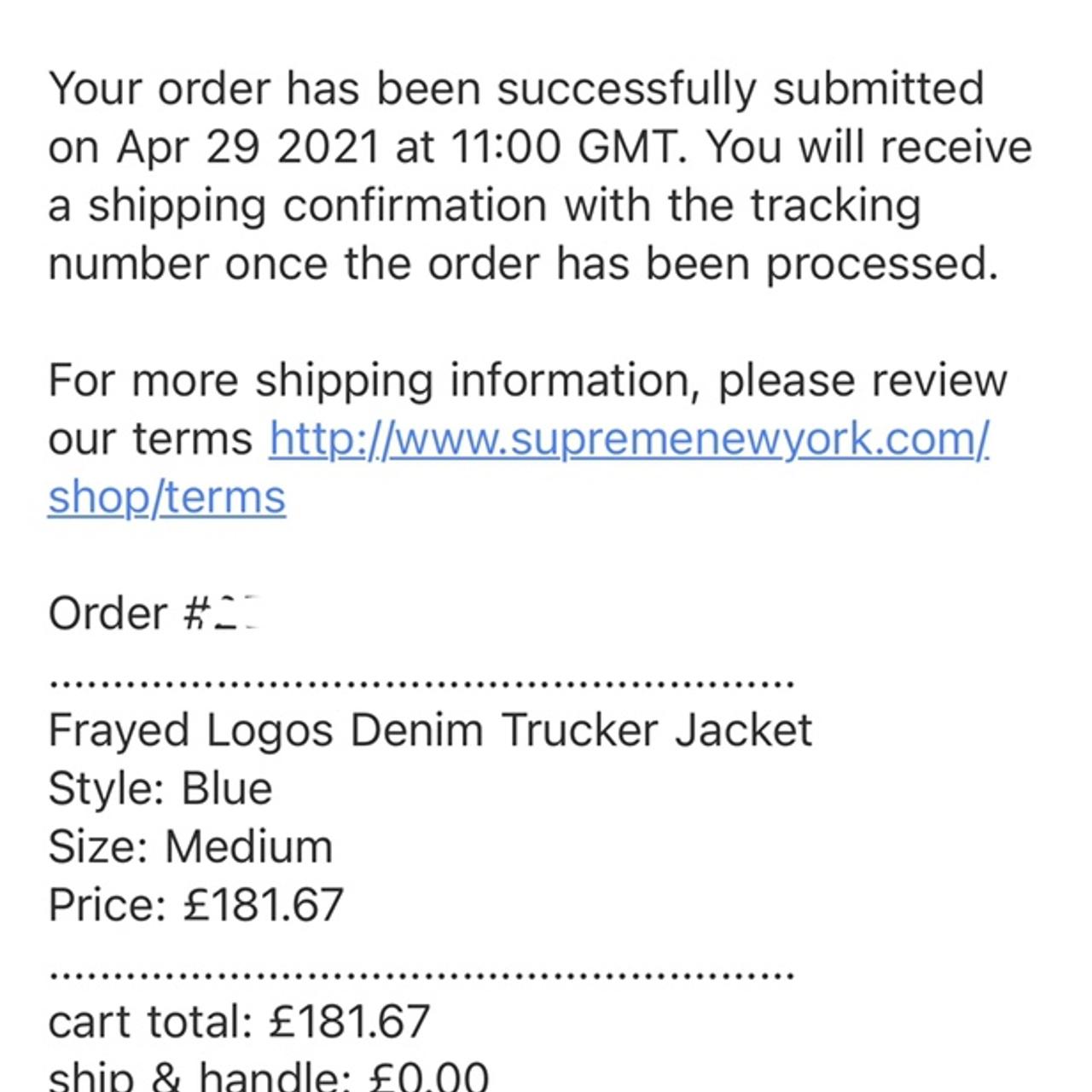 Frayed Logos Denim Trucker Jacket
