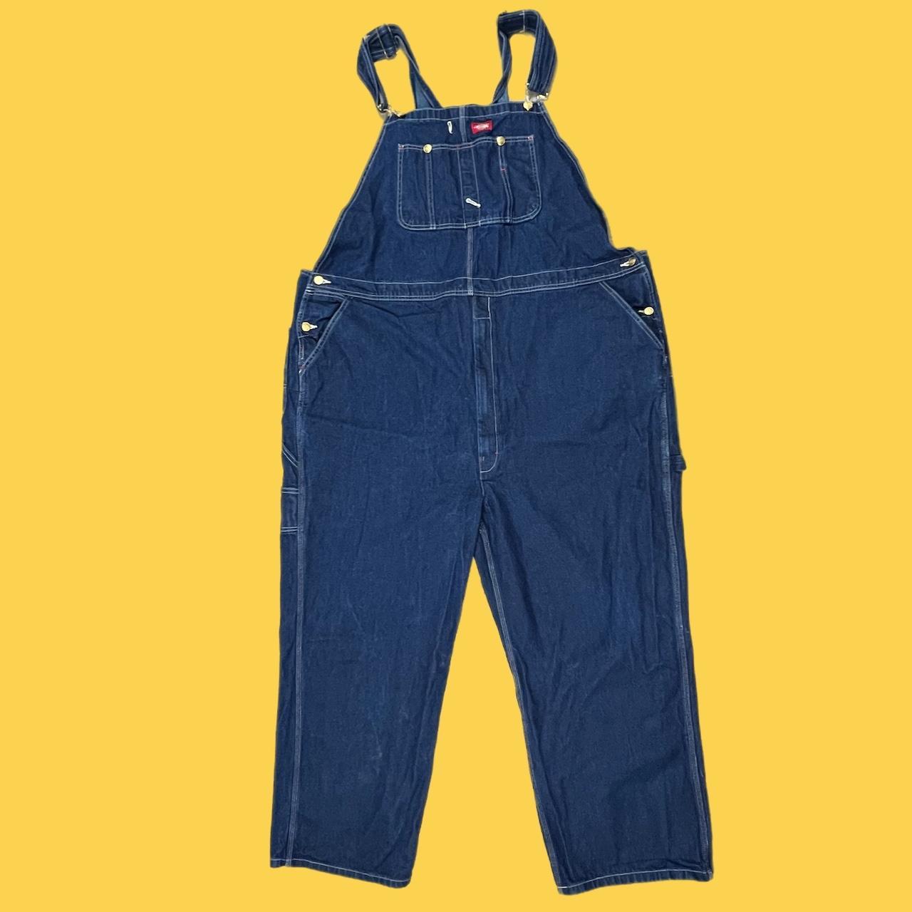 Blue dickies overalls size 50x30 in great condition... Depop