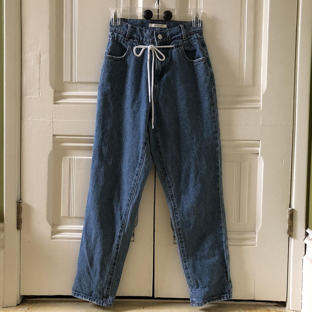 Pacsun mom Jeans, -size 22, -shoelace belt...