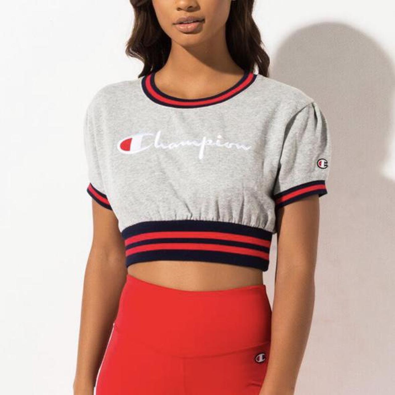 Champion crop top store and skirt