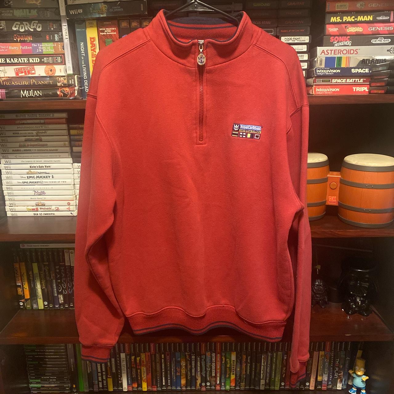 Royal Caribbean international half zip sweater... Depop
