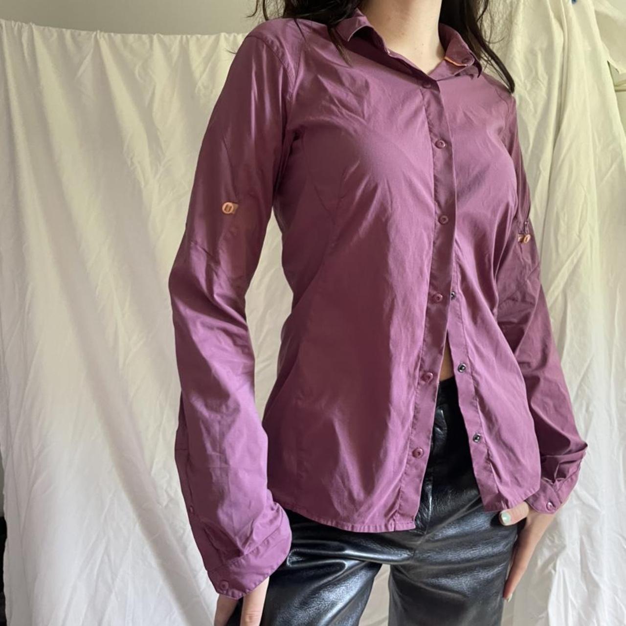 Arc'teryx Women's Purple and Pink Shirt | Depop