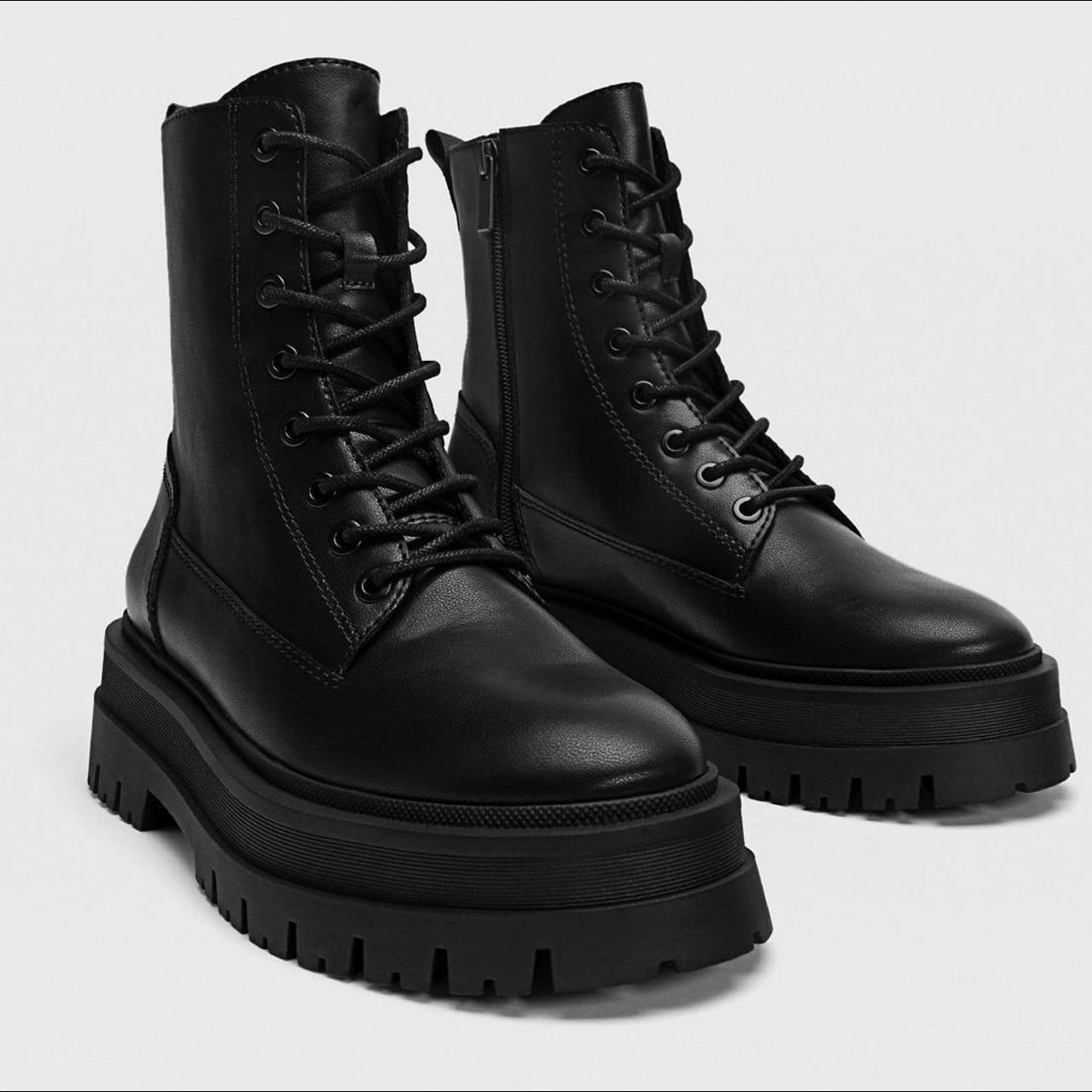 stradivarius lace up