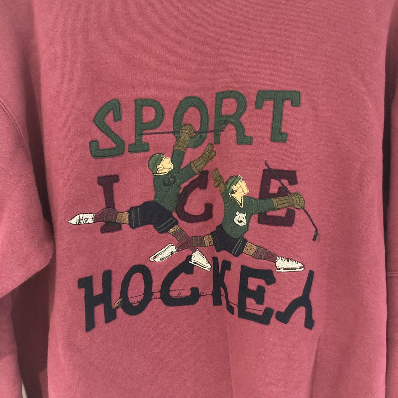 Vintage Iceberg ‘Sport Ice Hockey’ Spellout... Depop