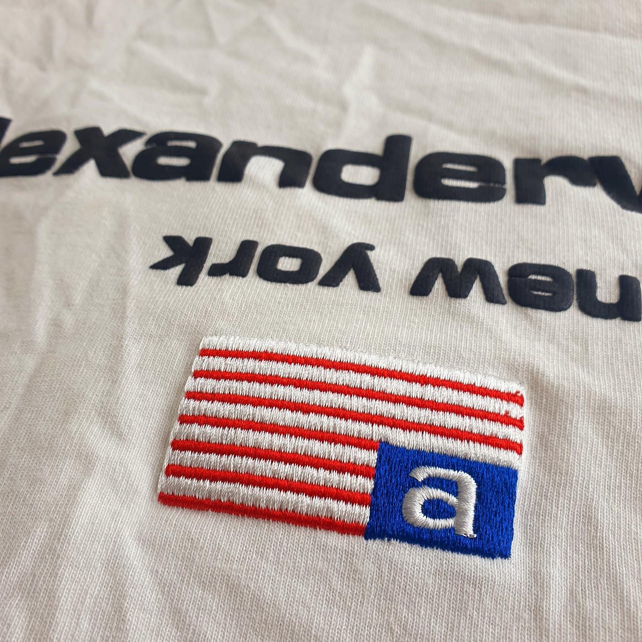Alexander Wang Flag Tee Mix it up with the upside | Depop