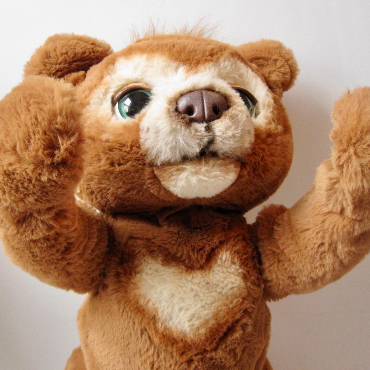 cubby the curious bear interactive plush