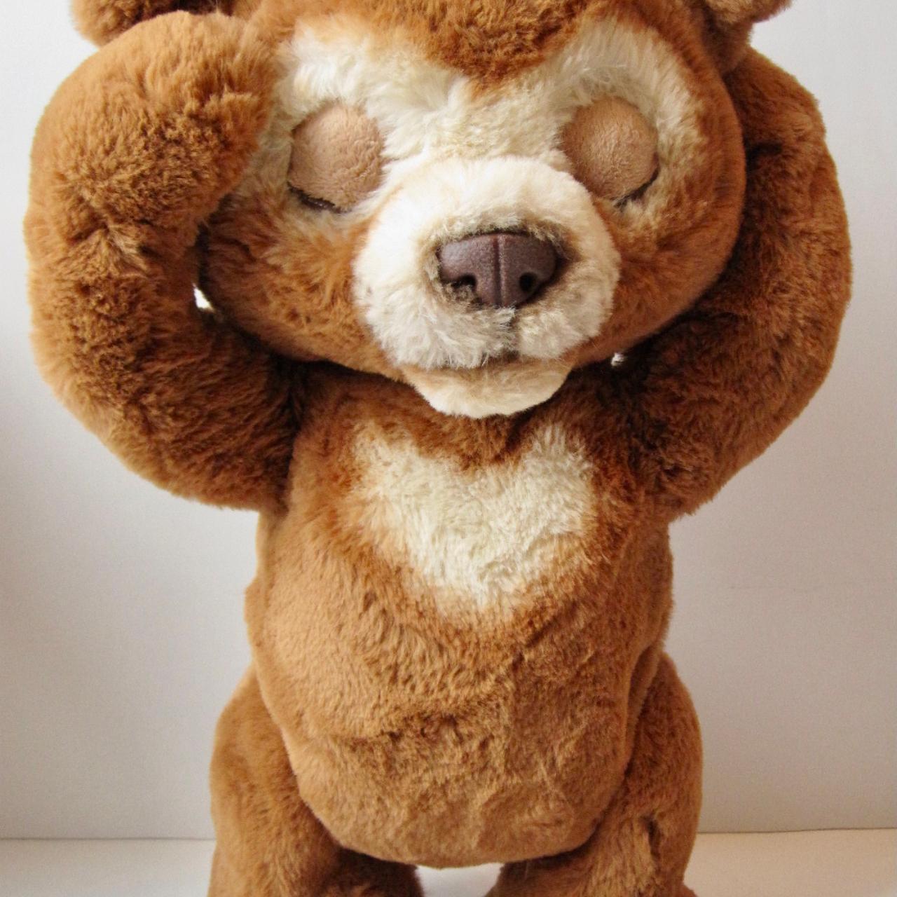 cubby the curious bear interactive plush