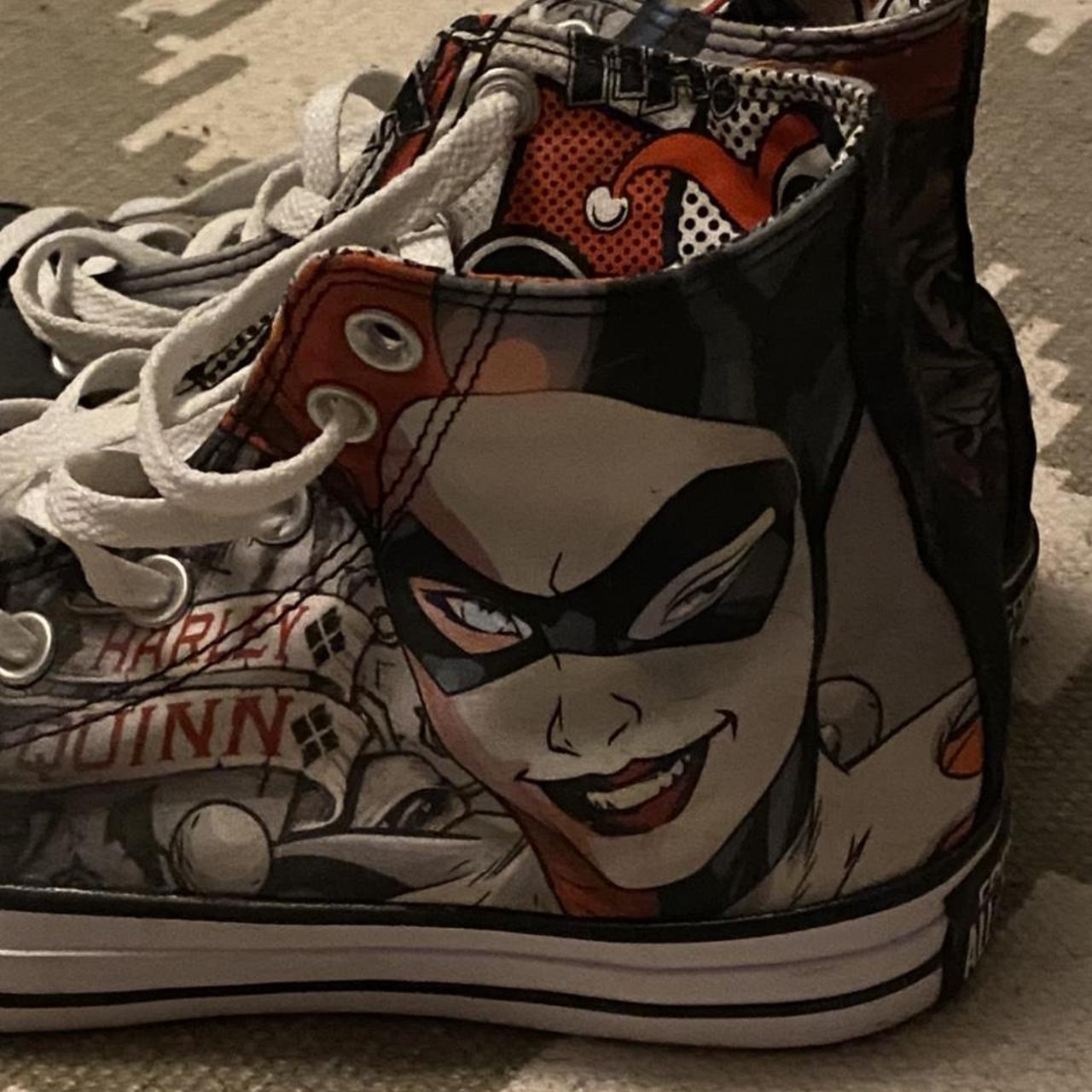 Harley quinn converse size 3 best sale