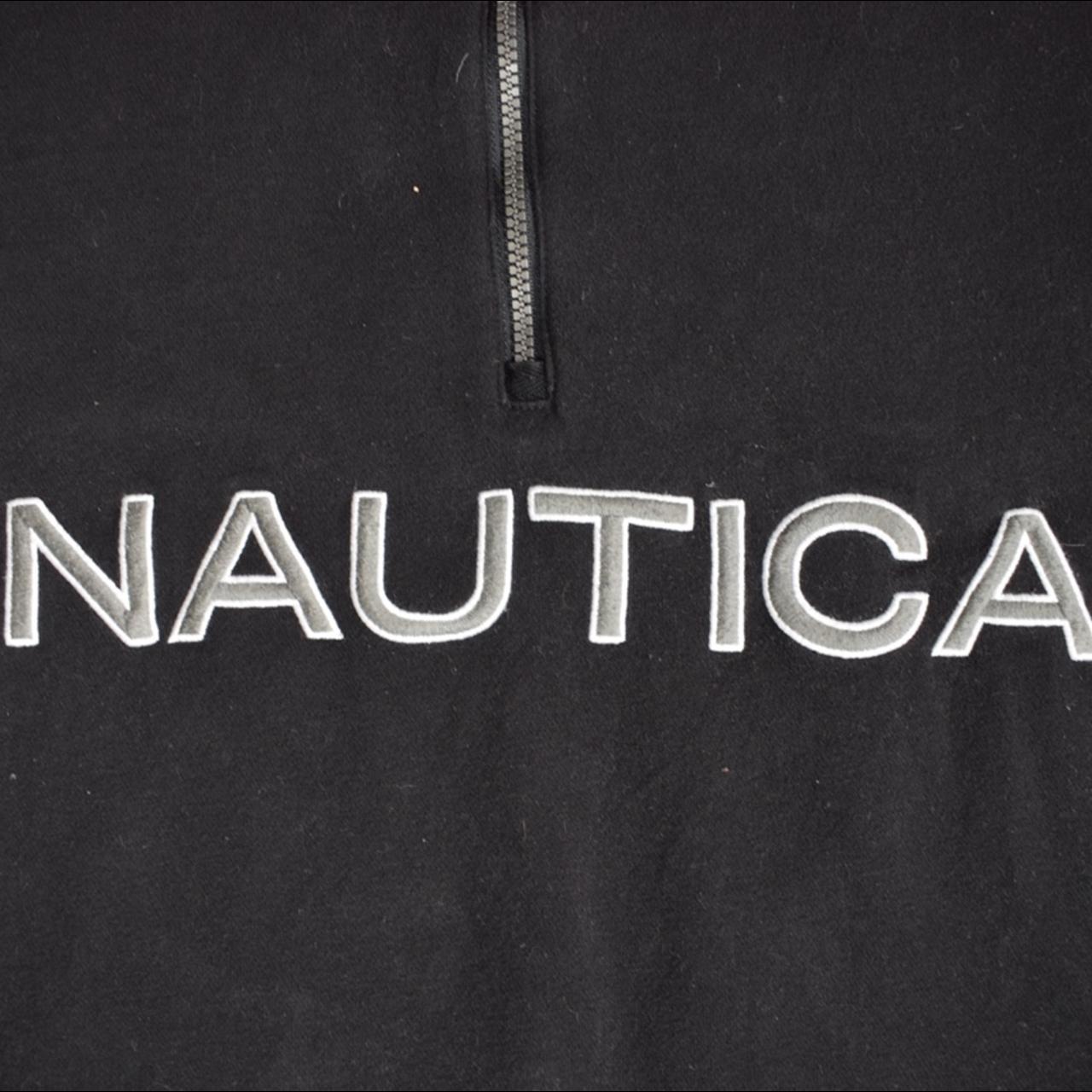 Vintage 1/4 Zip Nautica Jumper Awesome spell out... - Depop