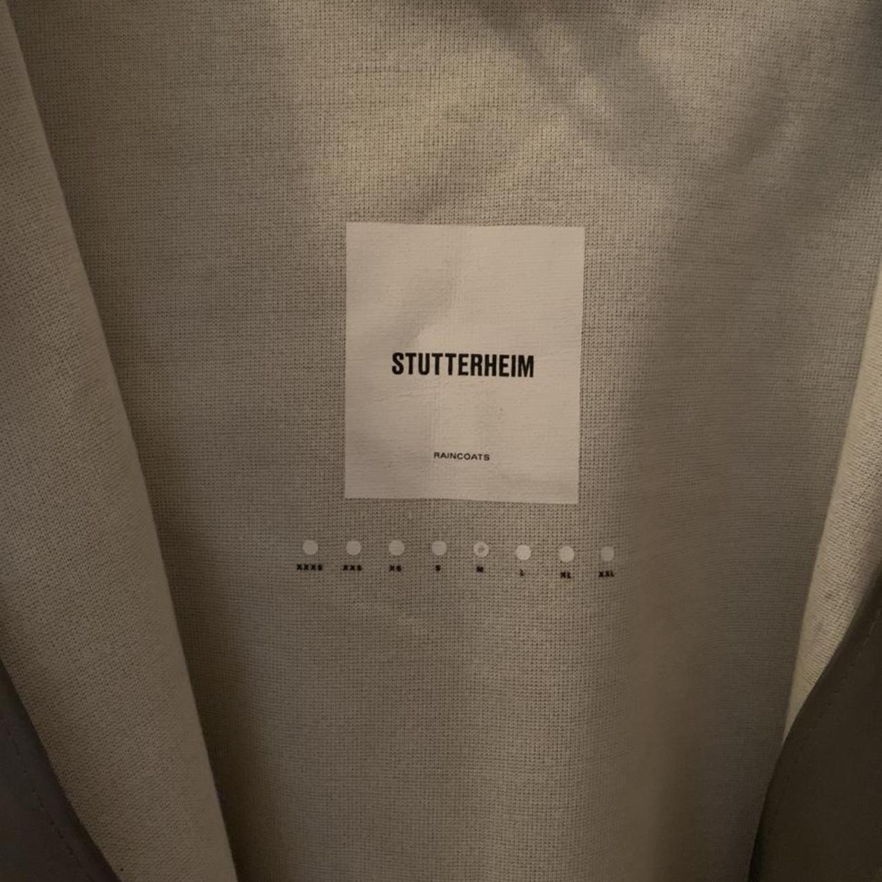Stutterheim Men's Grey and Black Coat (4)