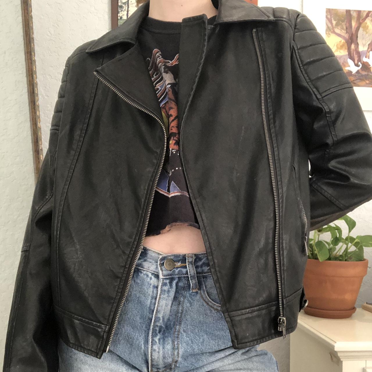 Brandy Melville Women's Black Jacket Depop