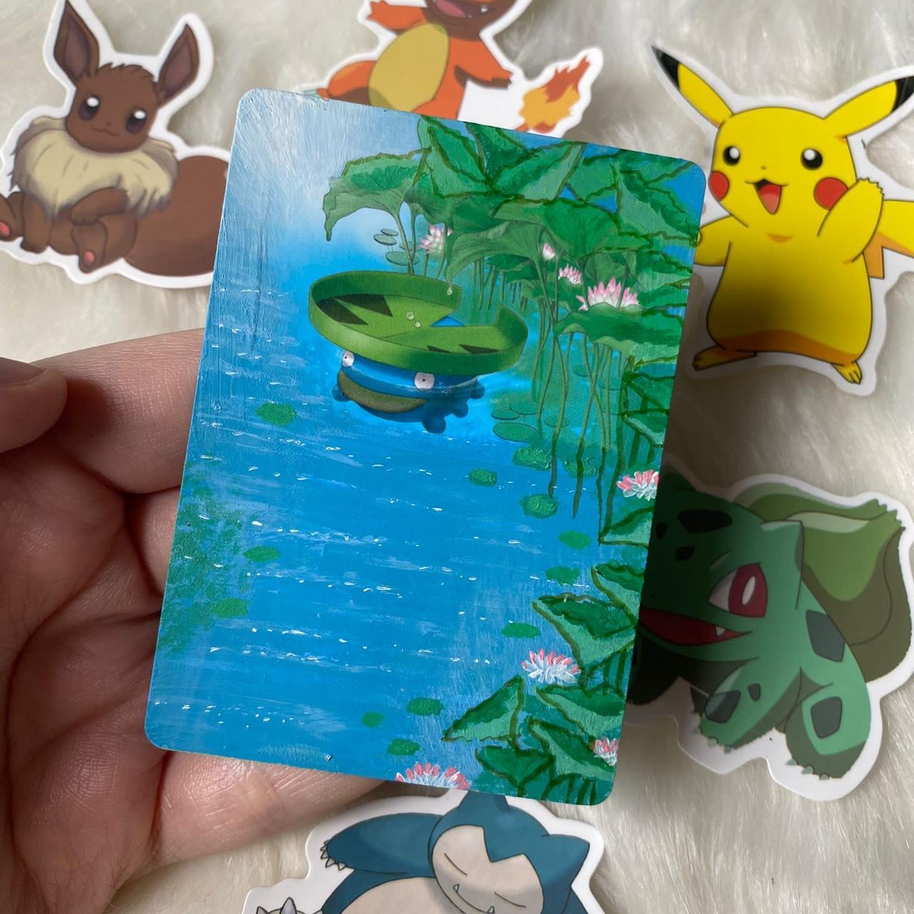 Handpainted Pokémon Card🎨 (£1 postage) 🪷Lotad... - Depop