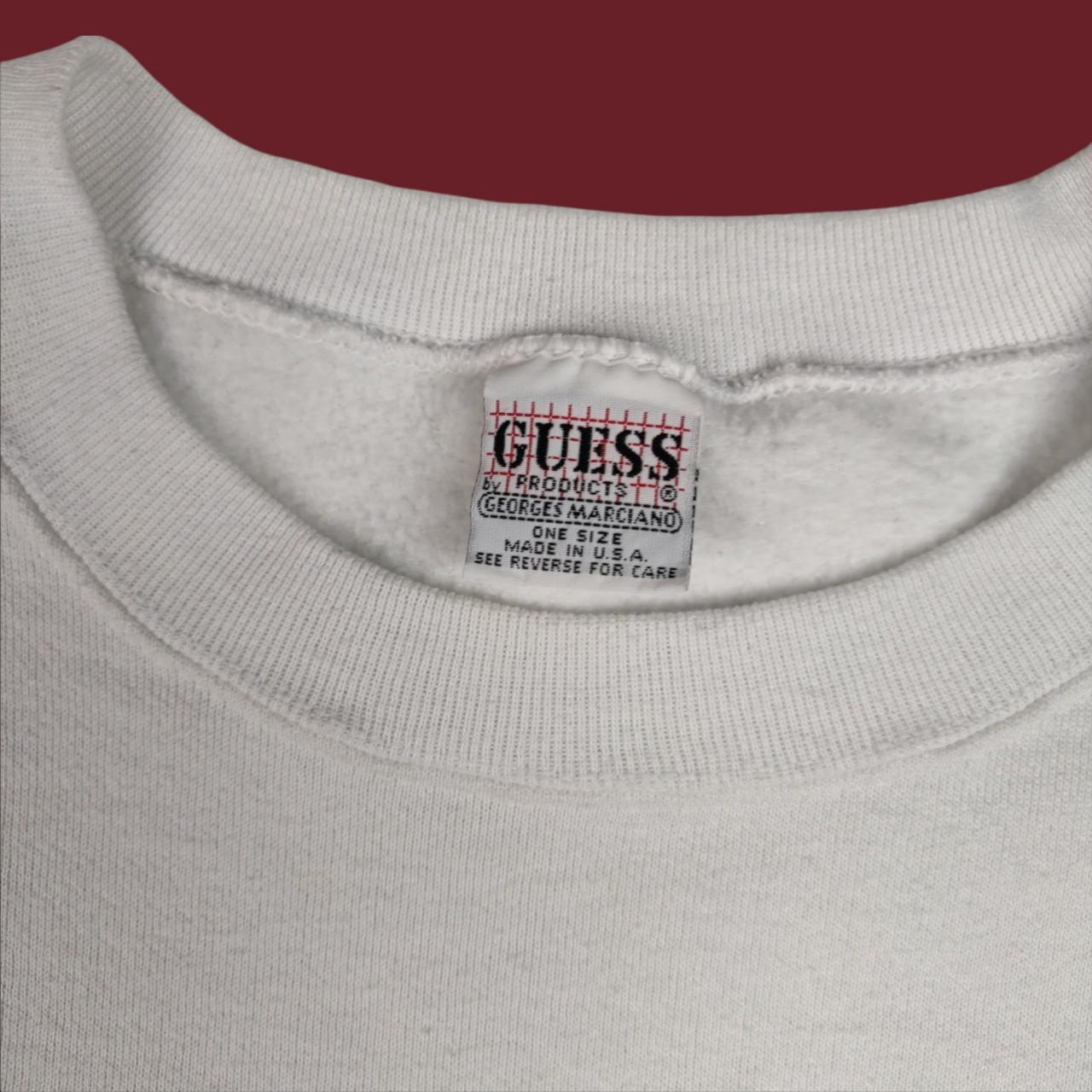 Guess Men's White and Pink Sweatshirt (4)