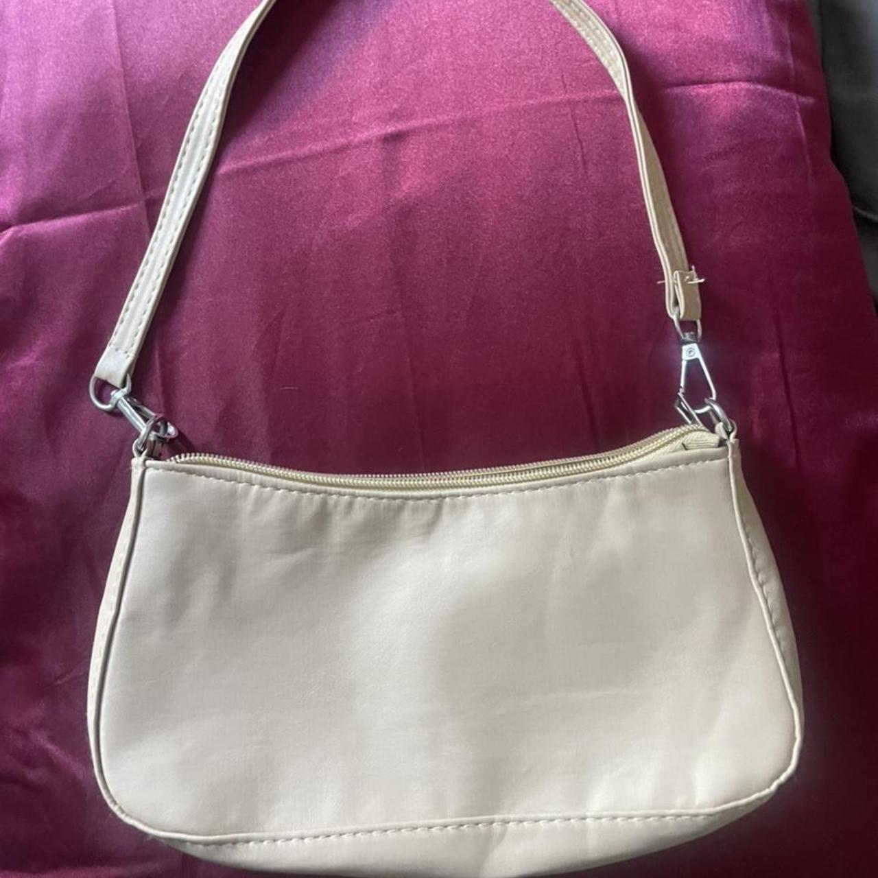 mini purse so cute matches with everything cream... Depop