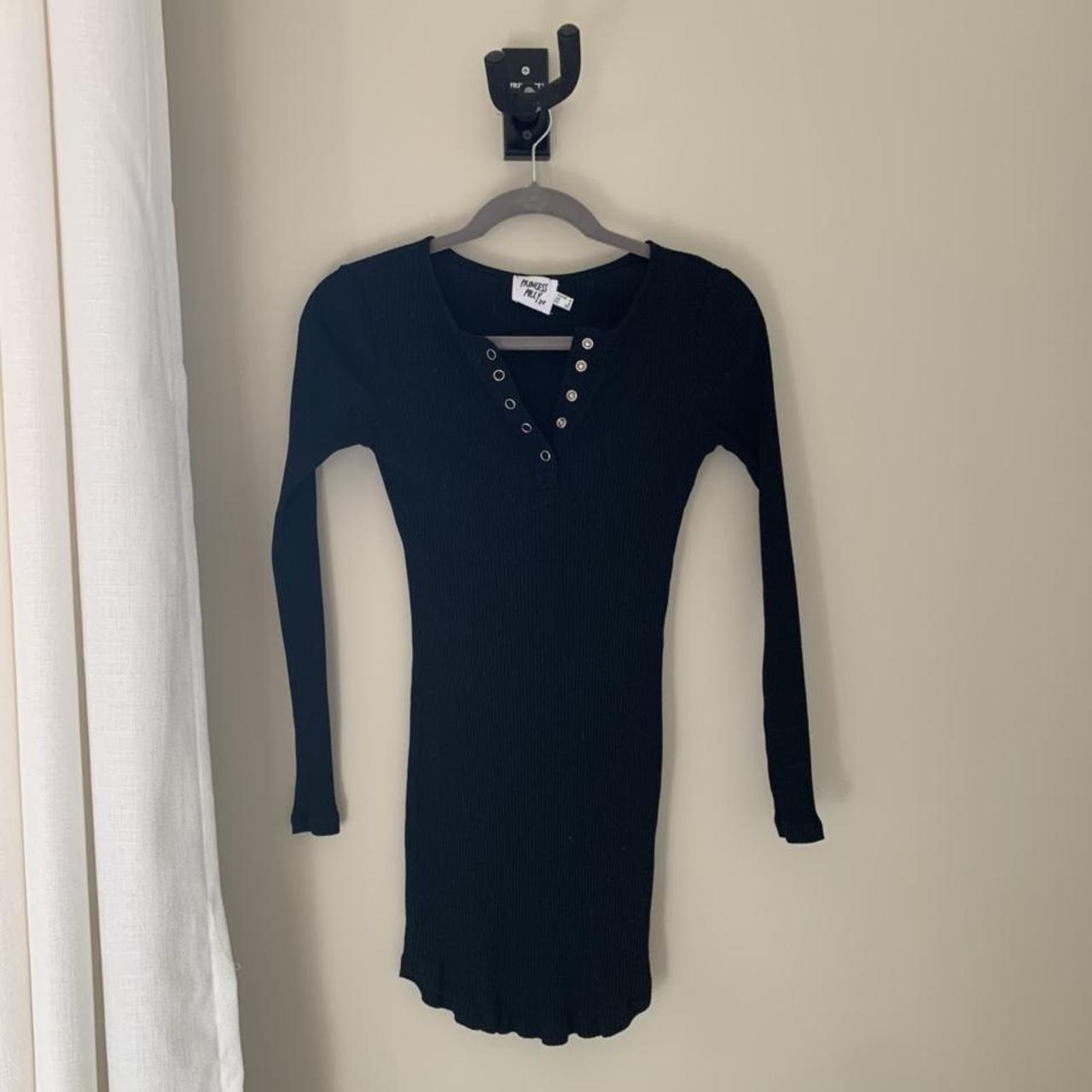Princess Polly Women's Black Dress Depop