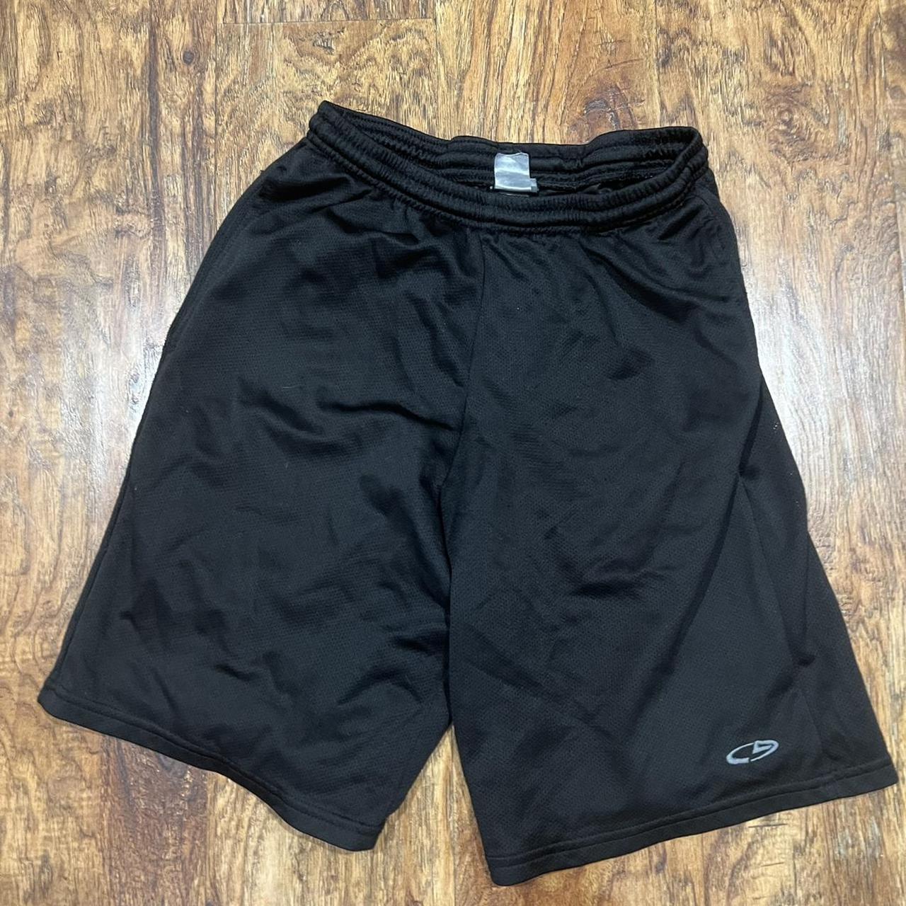 black basketball shorts - Depop