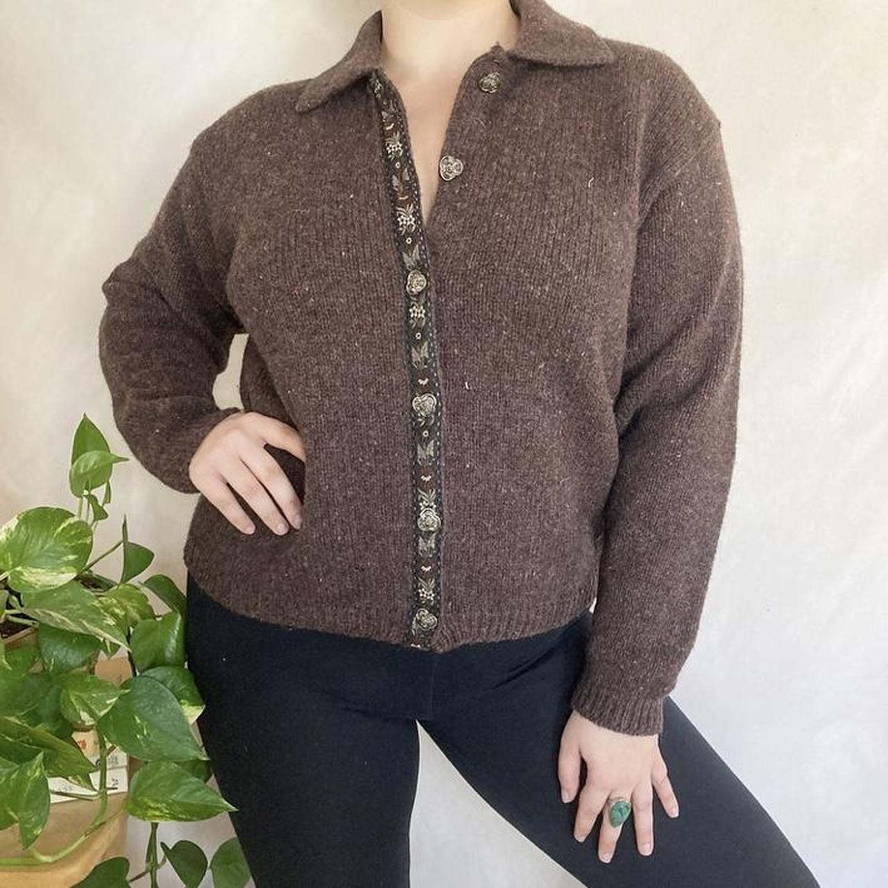 🌼 L.L. Bean vintage wool knit cardigan 🌼 cozy,... - Depop