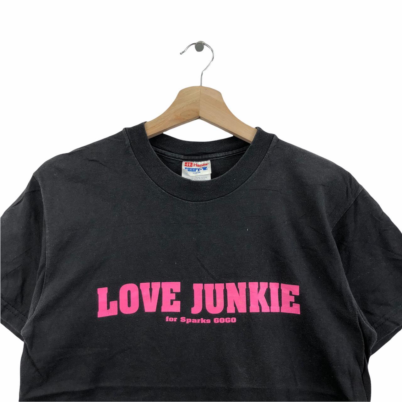 Vtg 99 SPARKS GOGO JAPAN Love Buzz Junkie Tee Shirt... - Depop