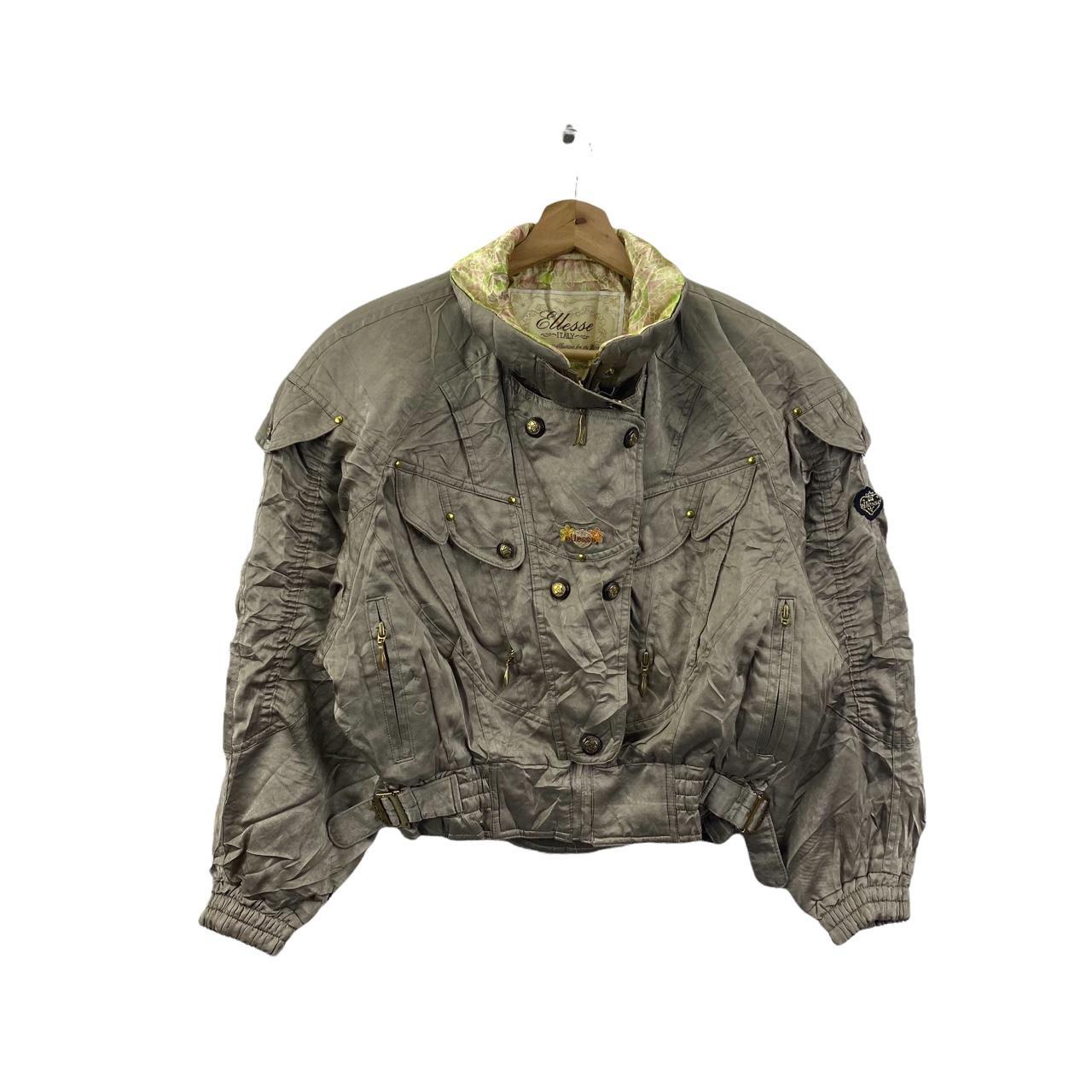 Vtg 80' ELLESSE ITALY GOLDWIN Winter Jacket Floral | Depop