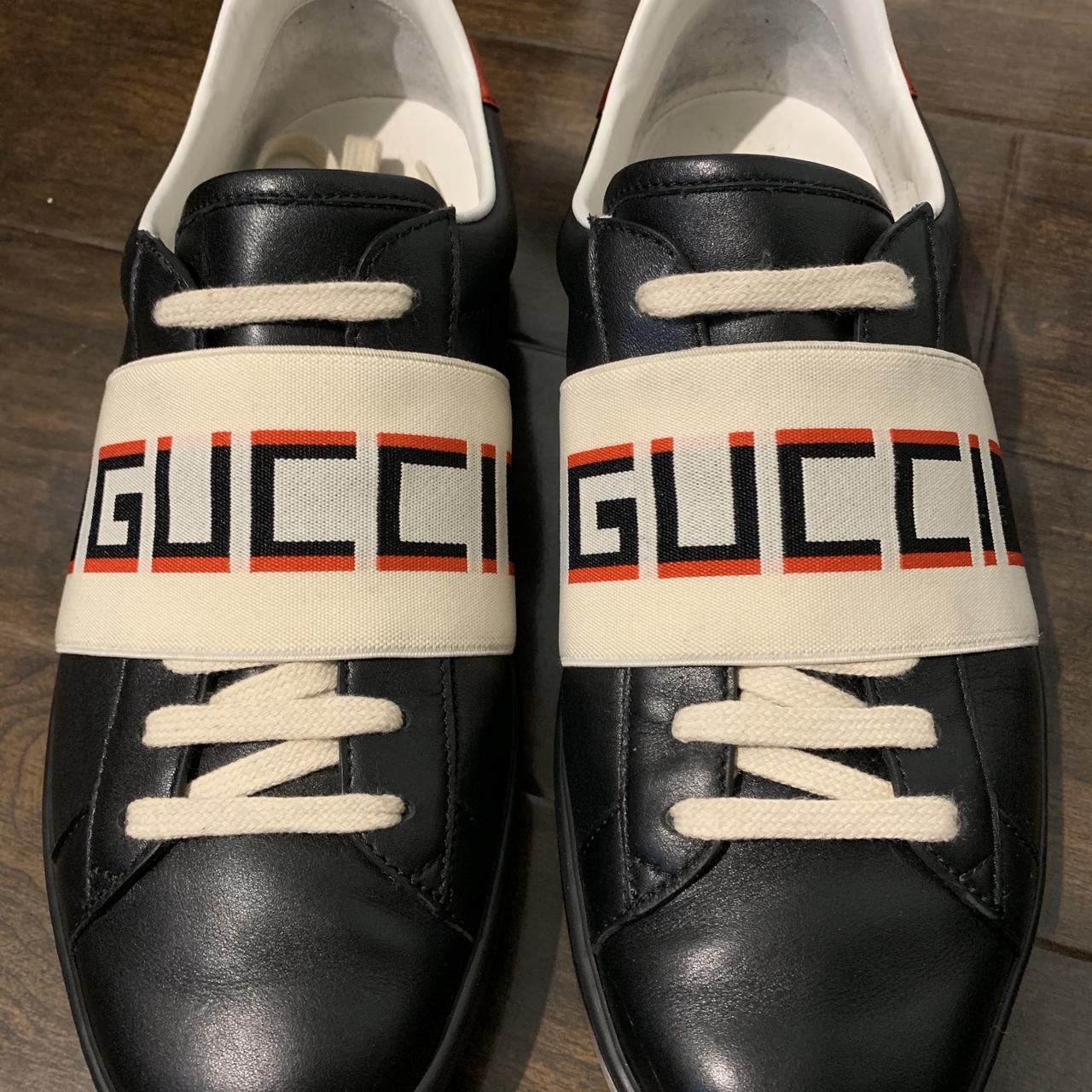 Gucci ace clearance stripe trainers