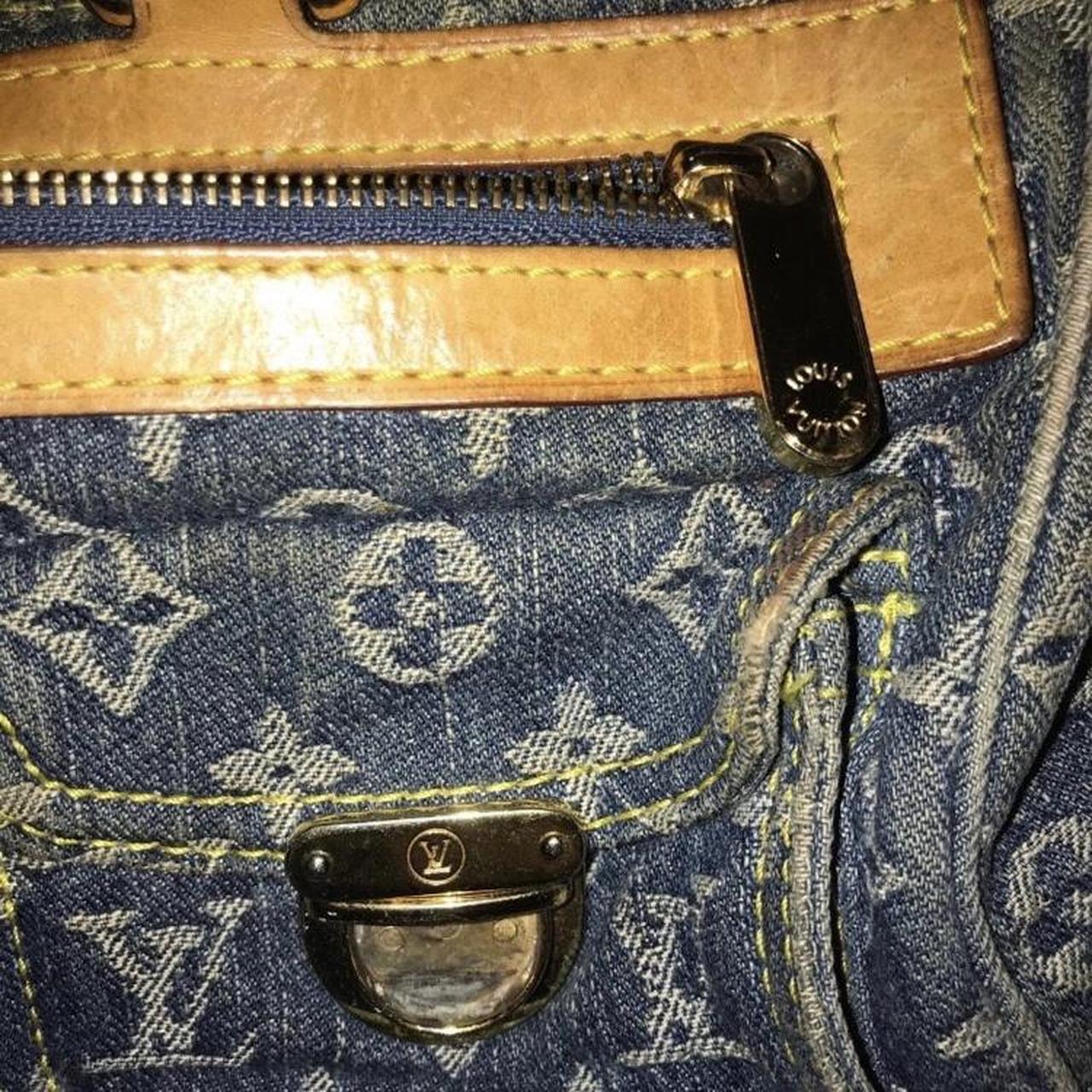 Vintage Louis denim bag gently used - Depop