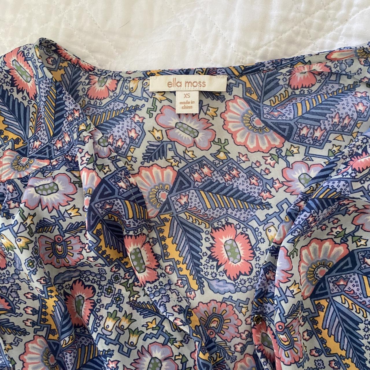 Ella Moss Maxi Floral Dress Women’s size... Depop