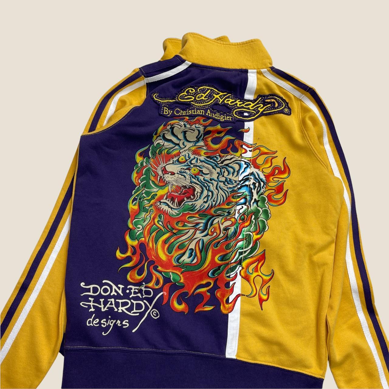 purple ed hardy jacket