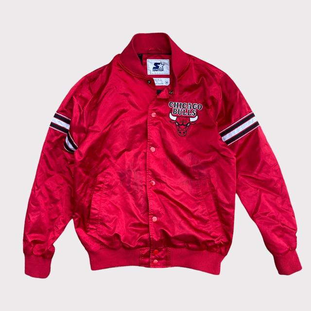 pink bulls starter jacket