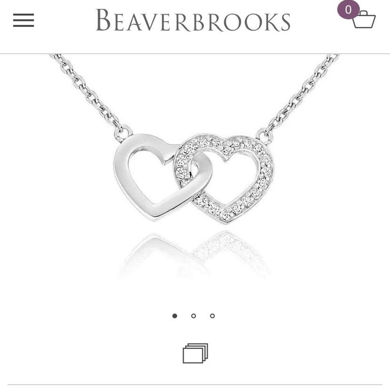 Buy Beaverbrooks 9ct Diamond Heart Pendant from the Next UK online shop