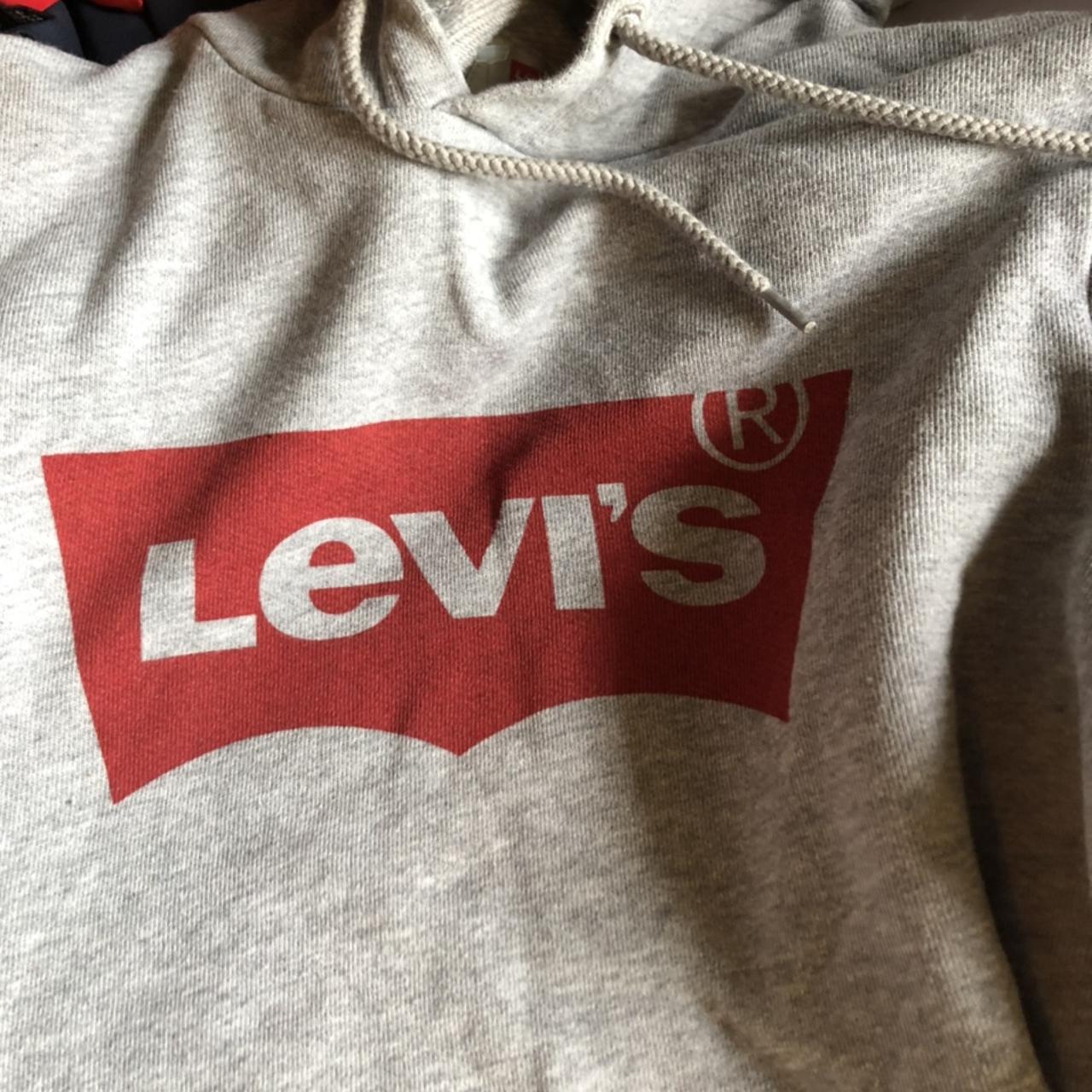 Grey levi jumper best sale