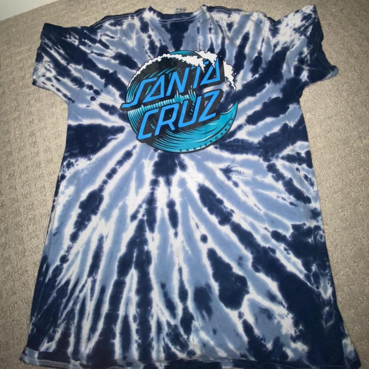 Santa cruz blue sale tie dye shirt