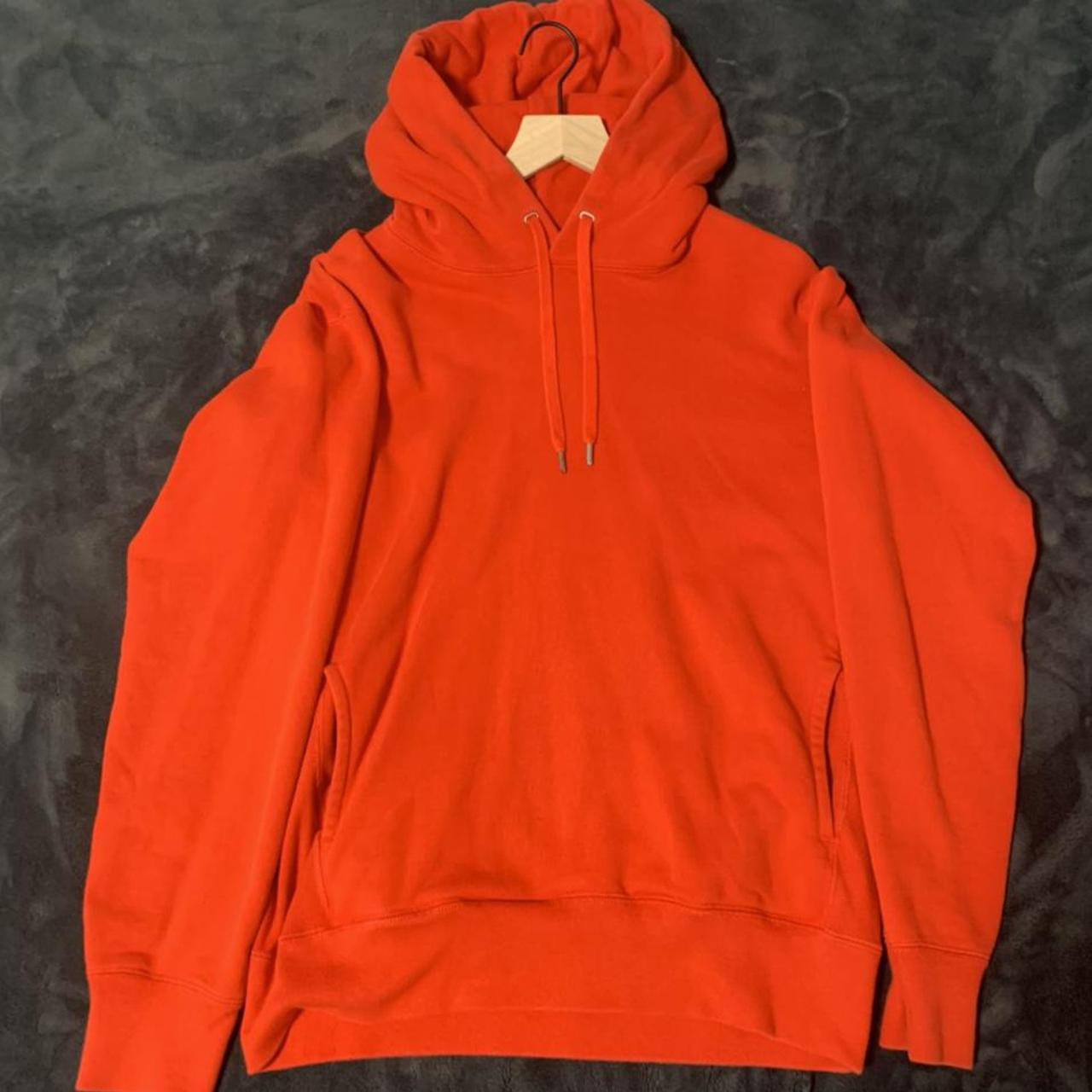 Red Uniqlo Hoodie super comfy & warm hoodie... - Depop