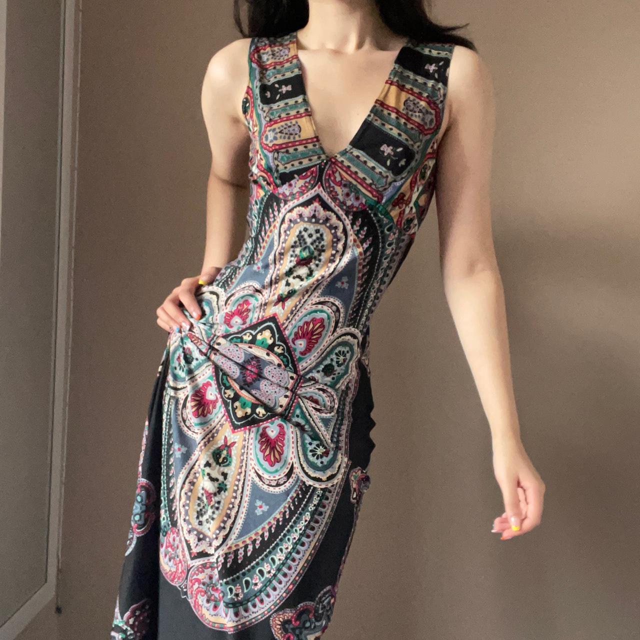 70s style maxi dress