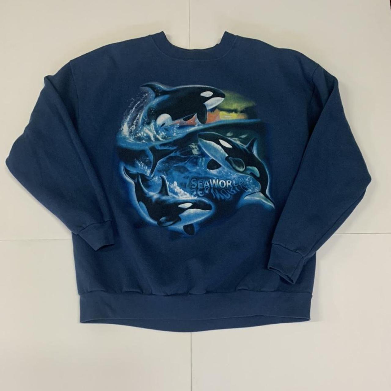 vintage whale sweatshirt