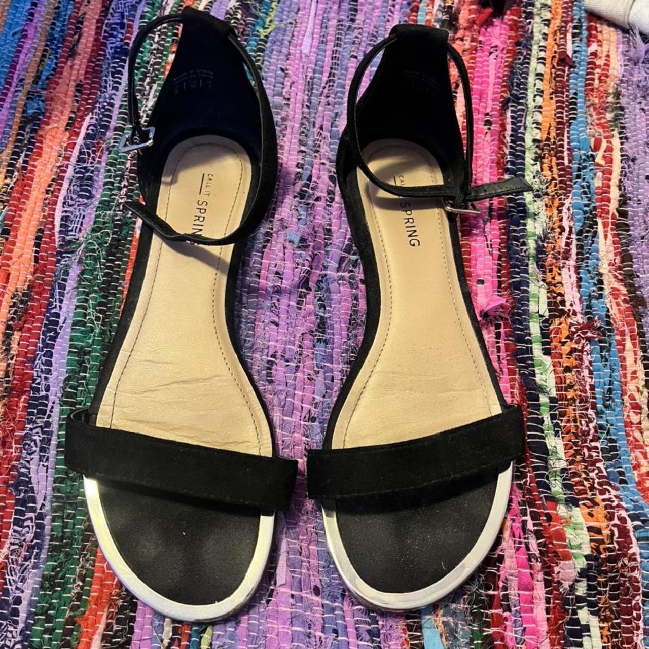 Call it Spring Women's Black Sandals