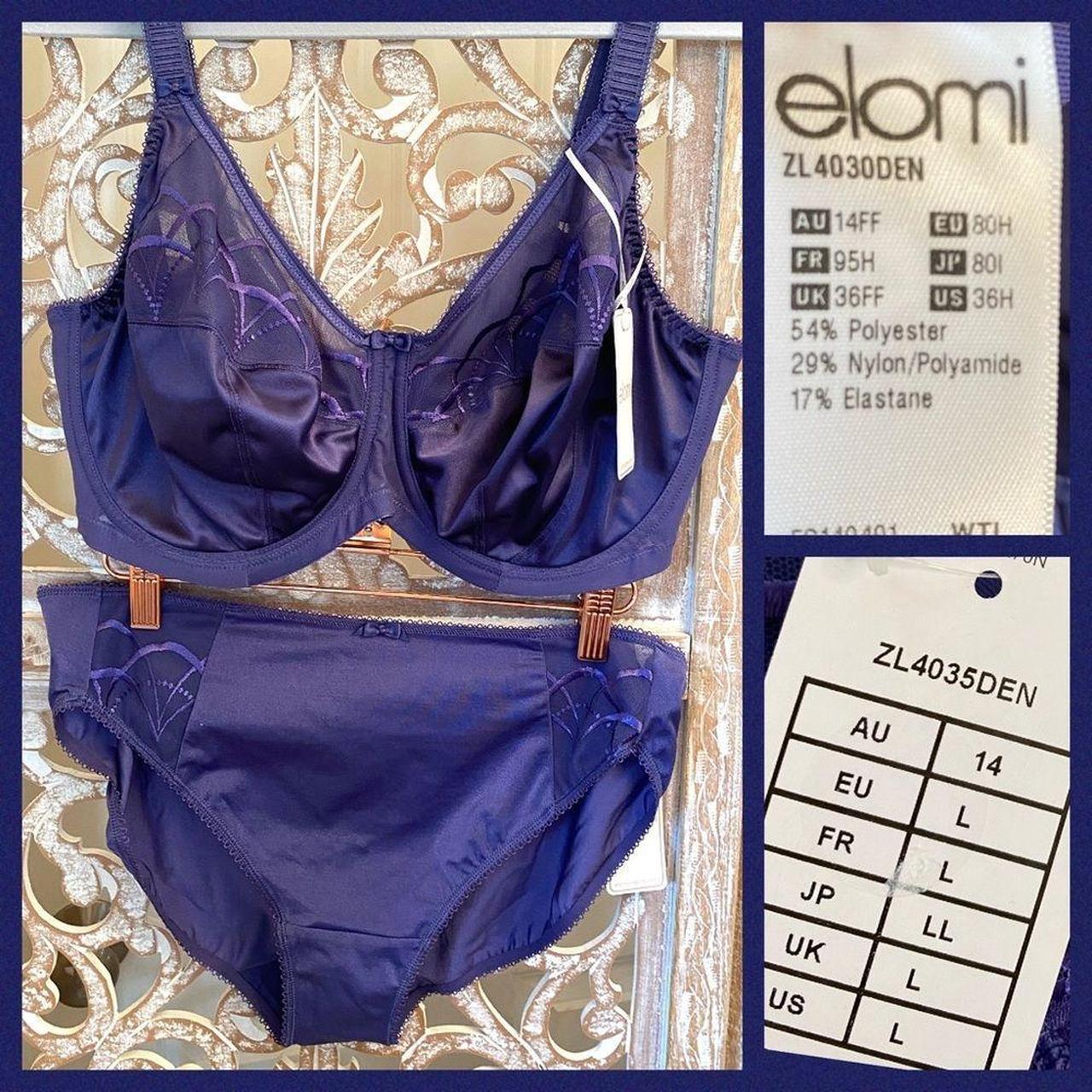 Product Image 1 - NWT Elomi set purple embroidery