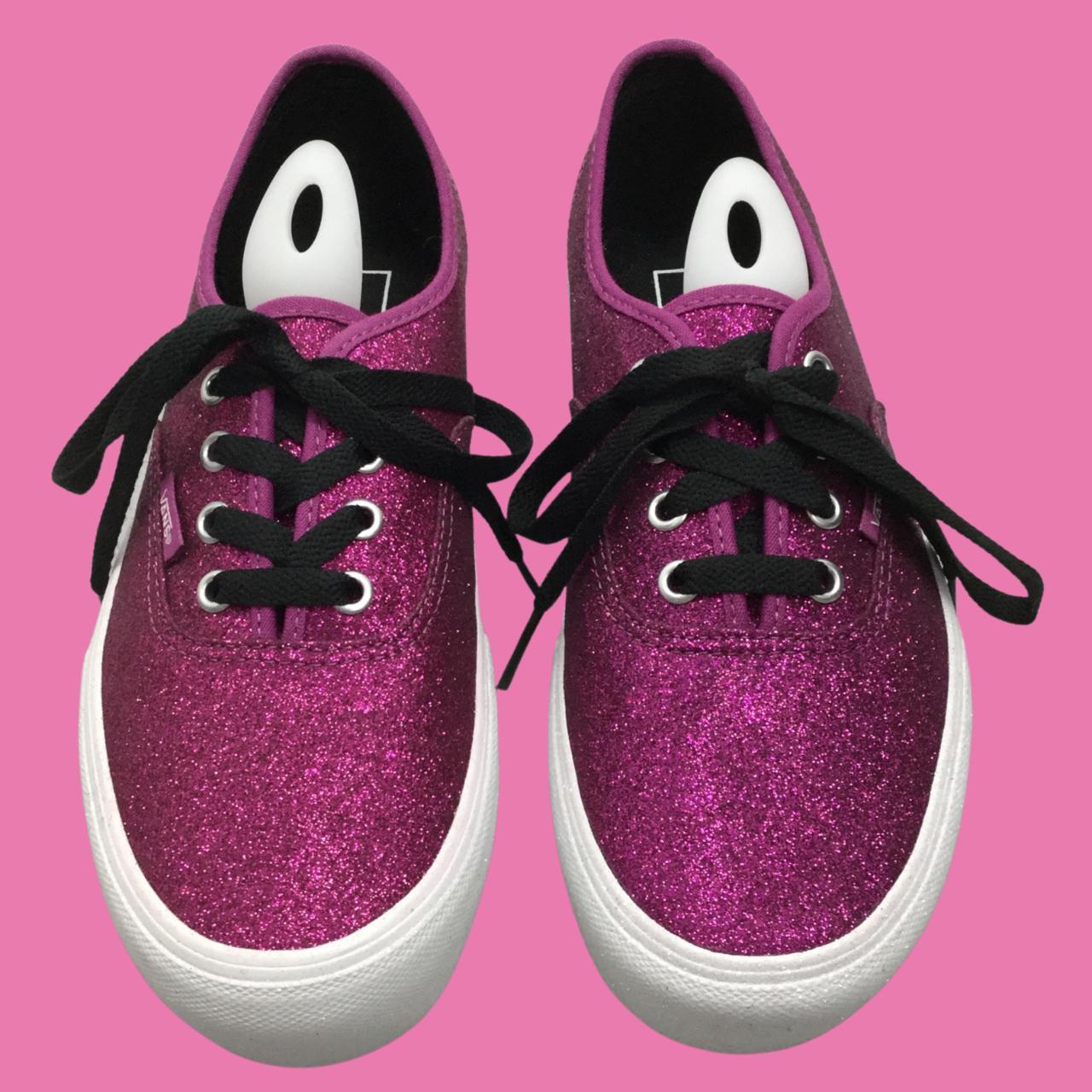 Product Image 2 - D8-08
VANS Trainers
-Glittered 
-Purple
-Lace up
-Ankle rise

Condition-