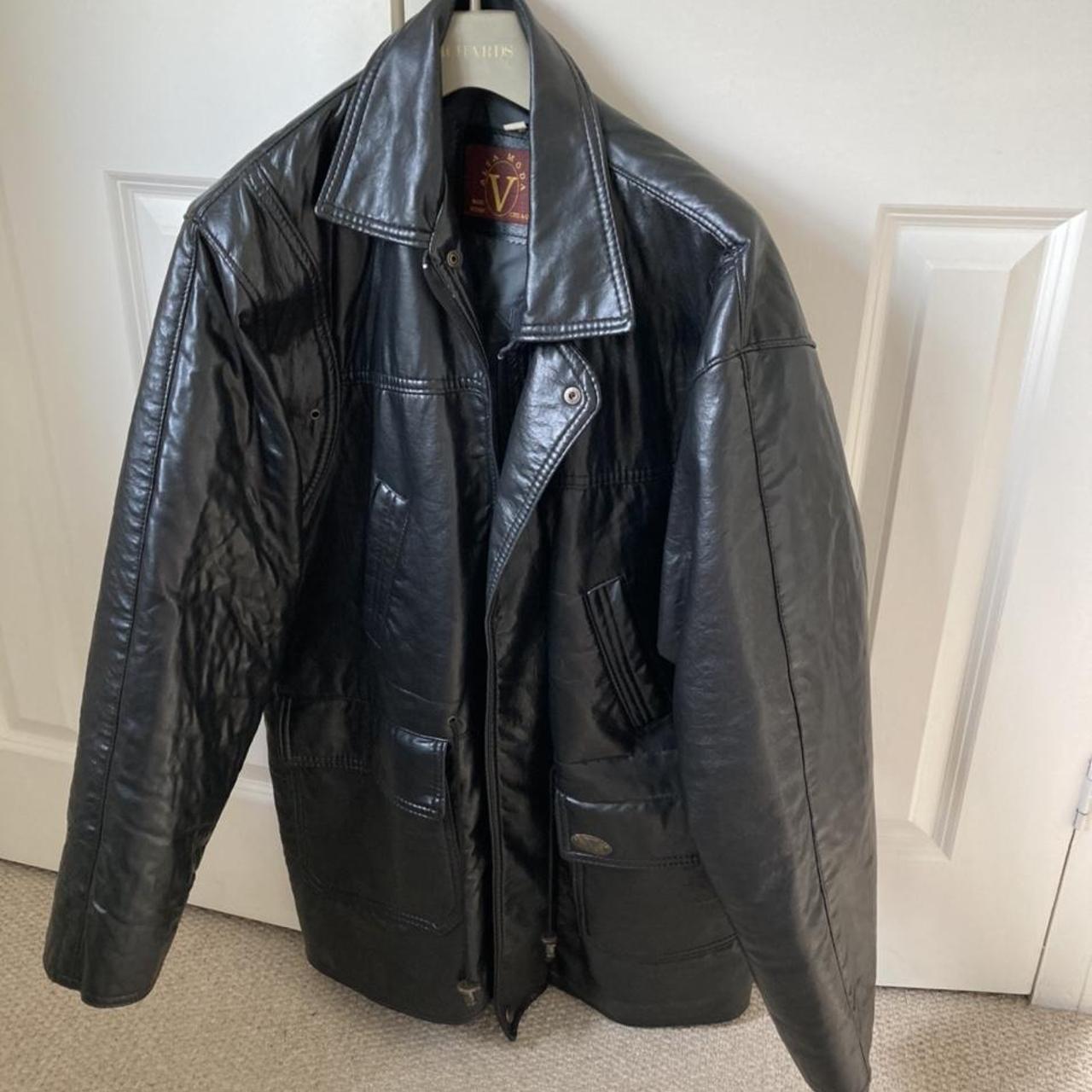 M/L Alta Moda authentic leather jacket made in | Depop