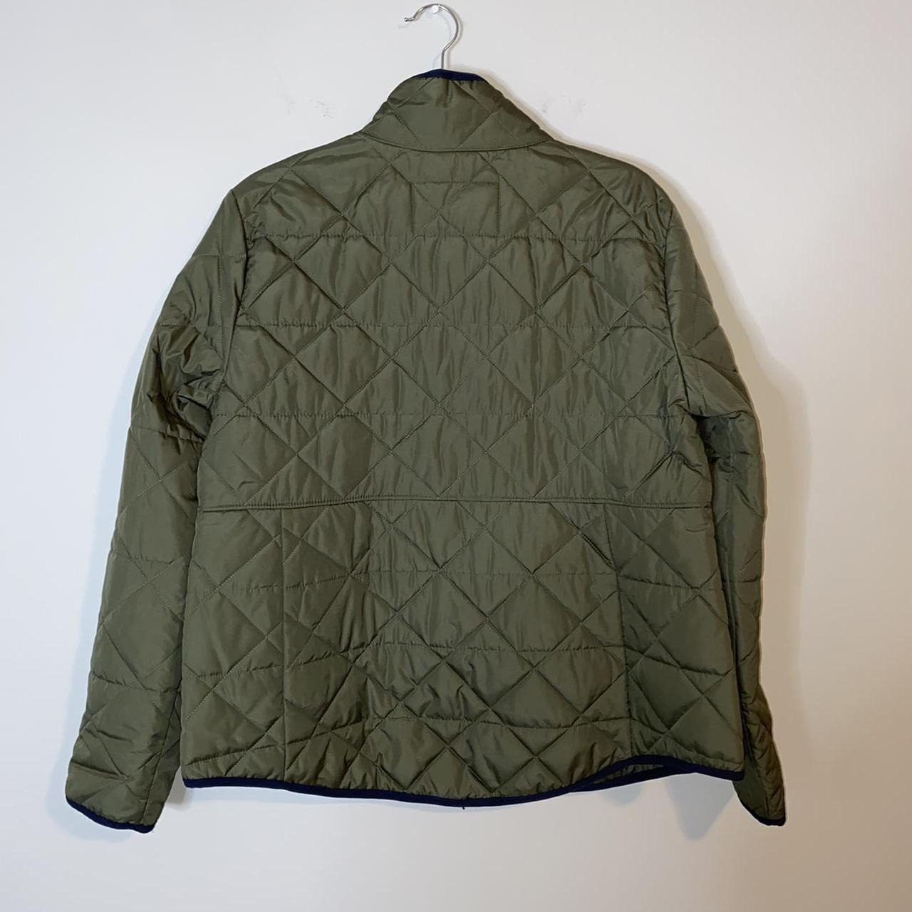 Tommy Hilfiger Green Quilted Puffer Zip Coat NWT.... - Depop