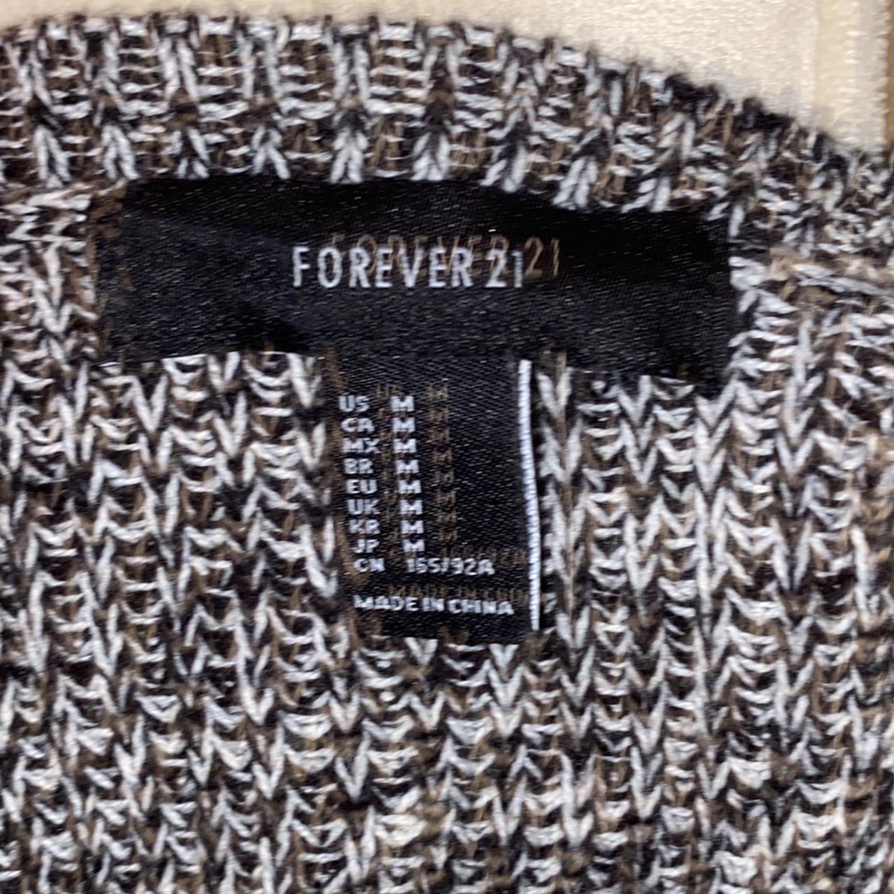 Forever 21 Women's Black and Grey Jumper (4)