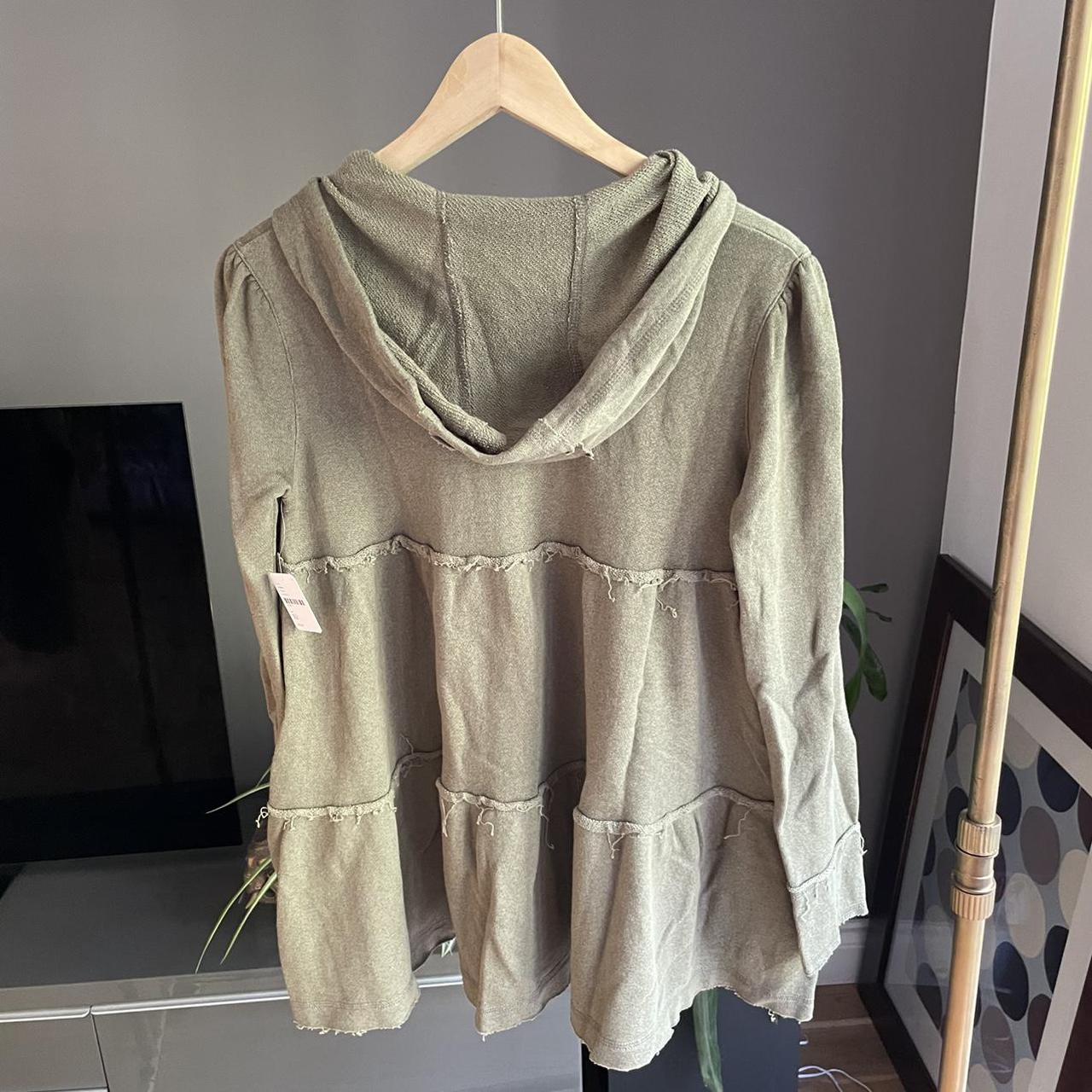 Free people tiered trapeze best sale zip up