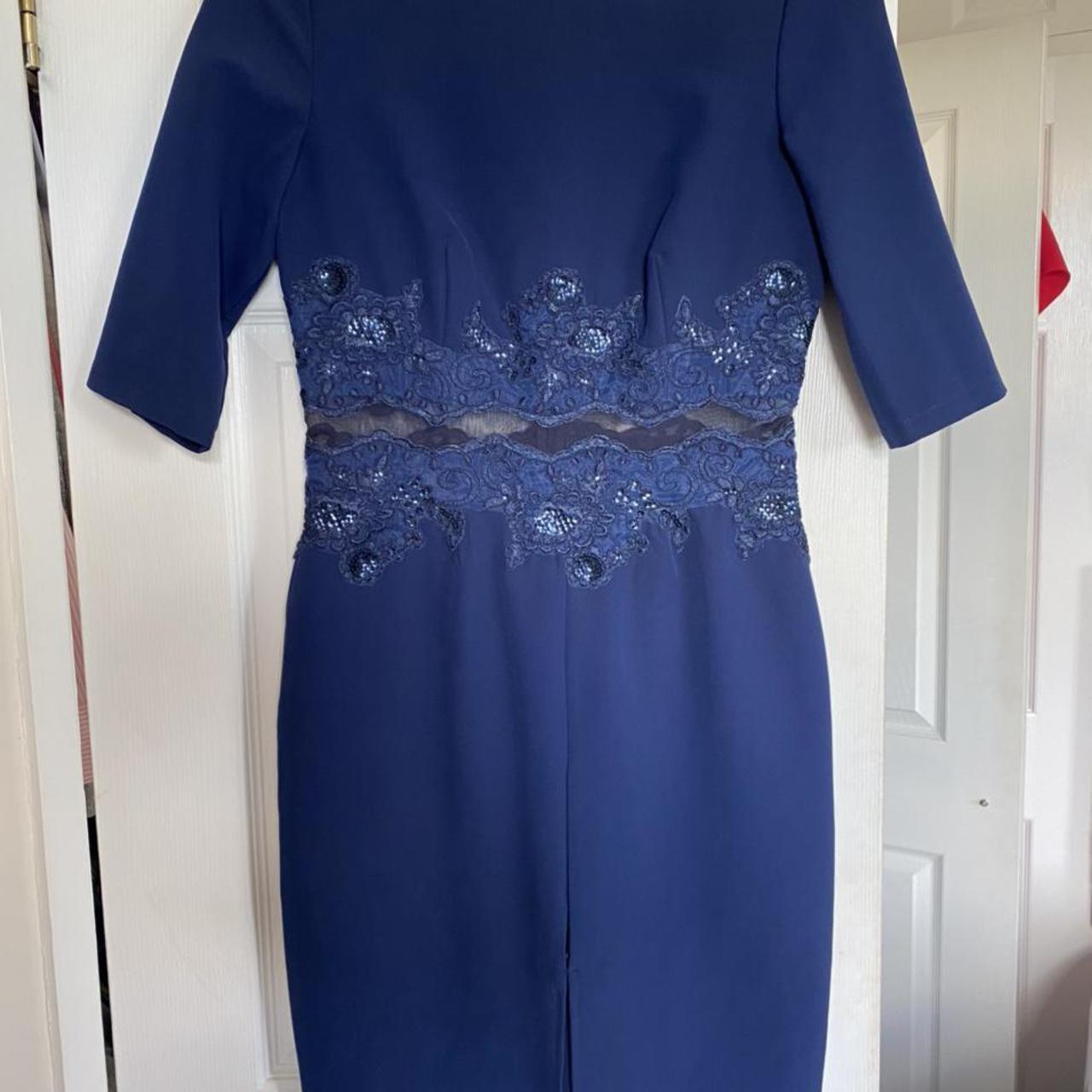 Little mistress discount blue lace dress