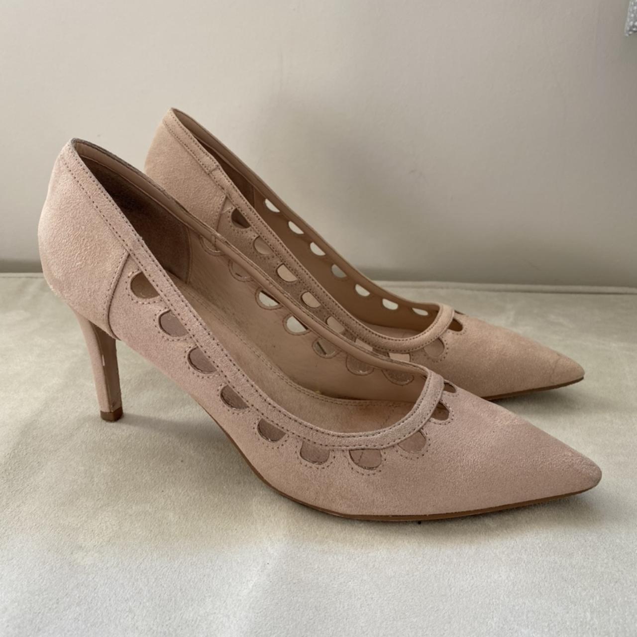 Nude court shoes sale low heel