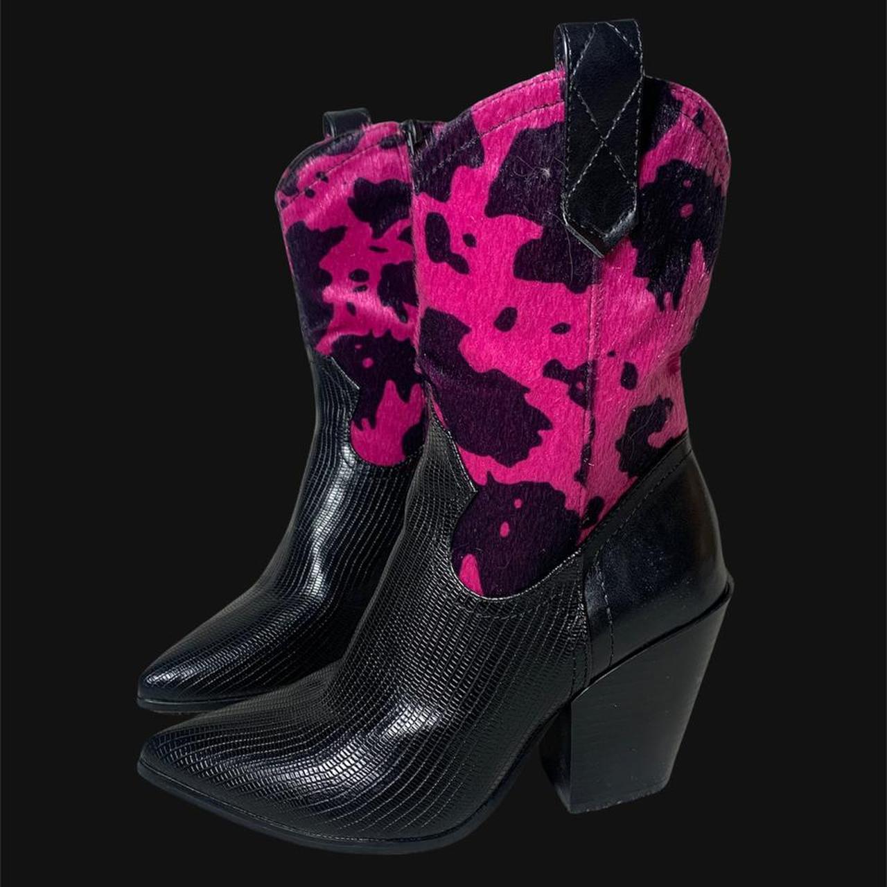 Slazenger Women's Black and Pink Boots (2)