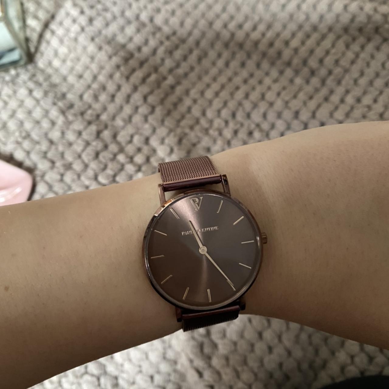 Coffee mesh watch sale