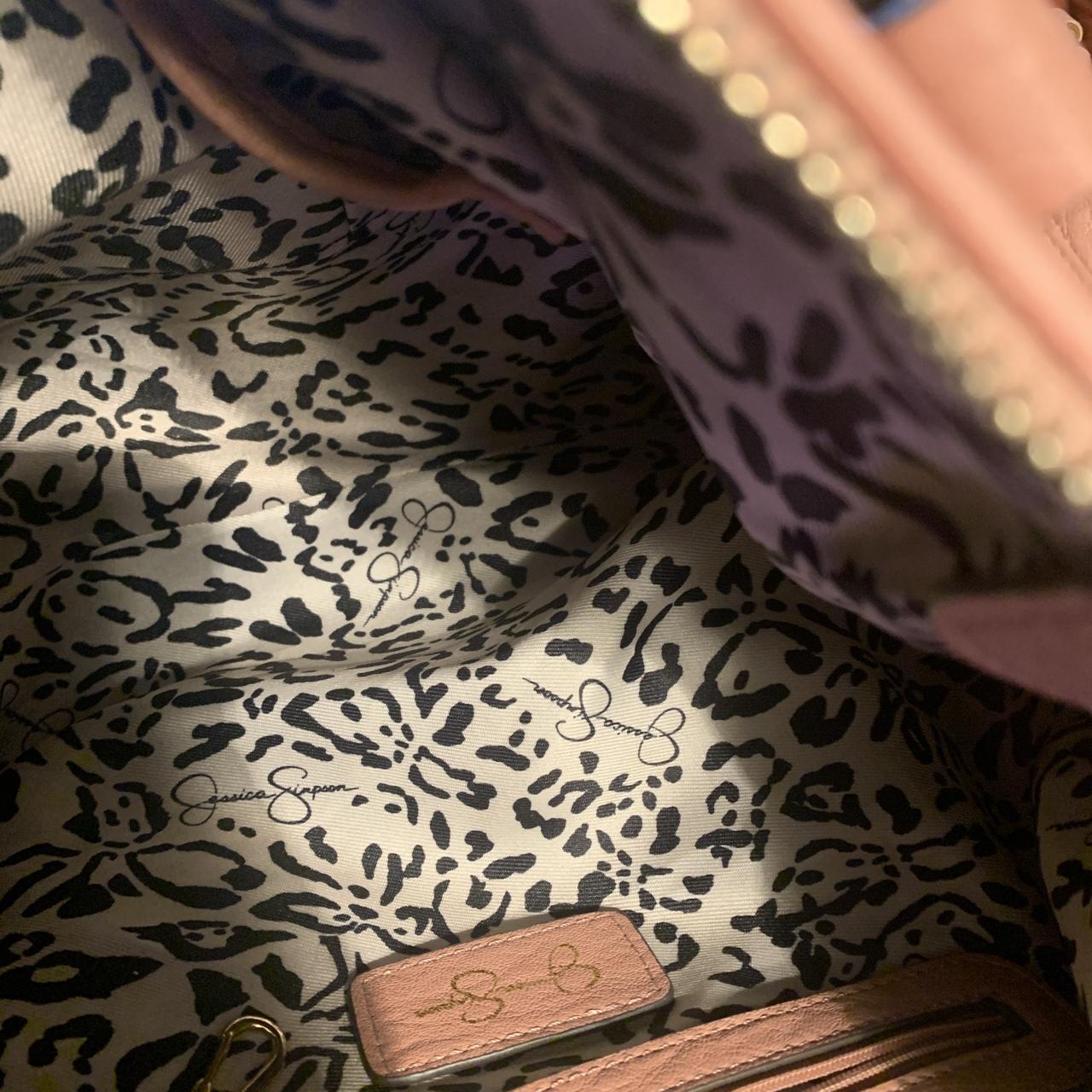 Hi explore page, Jessica Simpson purse. Large pink - Depop