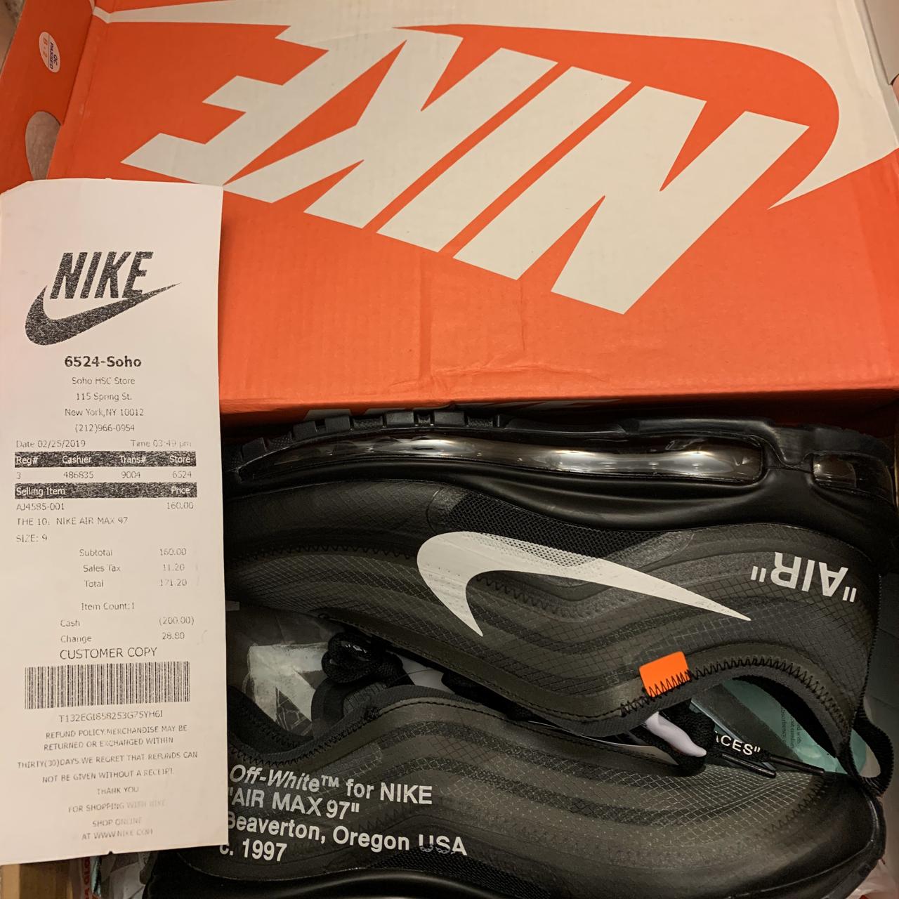 Off white air on sale max 9 release