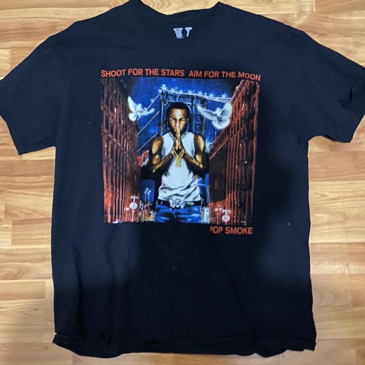 pop smoke vlone t shirt 9/10 condition - Depop